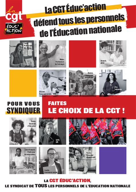 Adhérer CGT Educ action DIJON