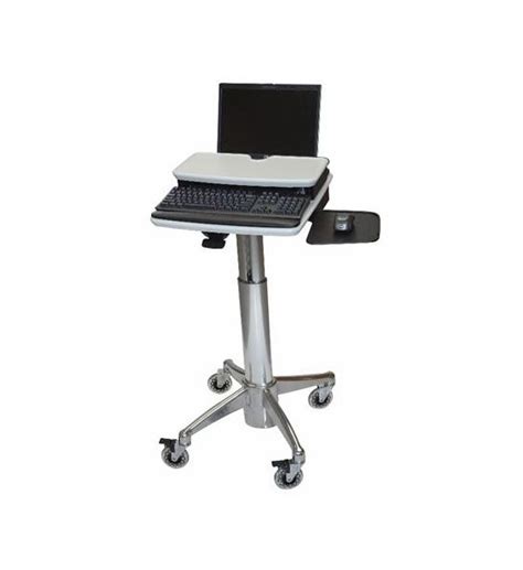 Ergonomic Locking Laptop Cart For Hospitals Medicus Health