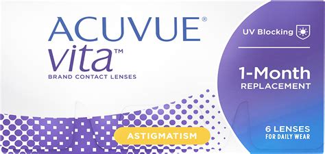 Acuvue Vita For Astigmatism 6 Pack Contacts