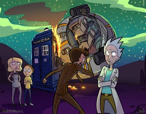 Austen Marie Rick And Morty X Doctor Who Crossover Rick And Morty