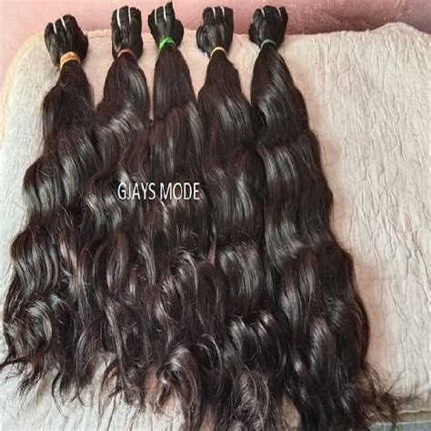 100 Virgin Indian Temple Hair Natural Unprocessed Human Hair Cuticles