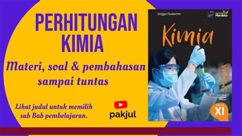 Perhitungan Kimia Kelas 11 Kurikulum Merdeka YouTube