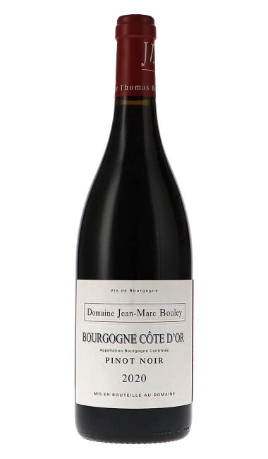 Jean Marc Thomas Bouley Bourgogne Côte d Or Pinot Noir AOC 2020