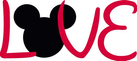 Love Mickey Mouse Head Svg Disney Svg Instant Download For Inspire Uplift