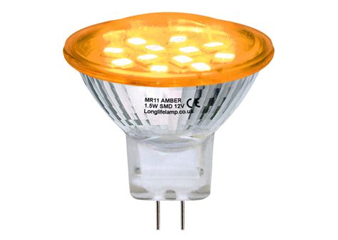 Led Lamp Mr11 Amber 12v 1 5w