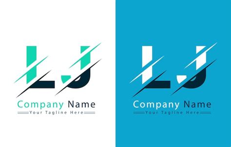 Premium Vector Lj Letter Logo Vector Design Concept Elements