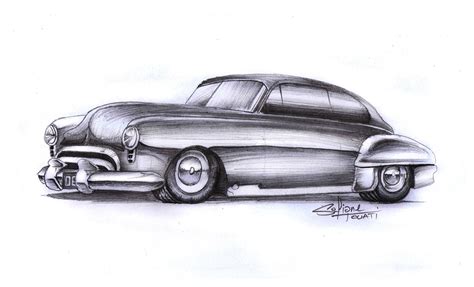 Hot Rod Drawings Behance