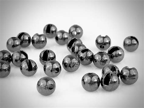 Amazon Slotted Tungsten Beads For Fly Tying Pack Nickel