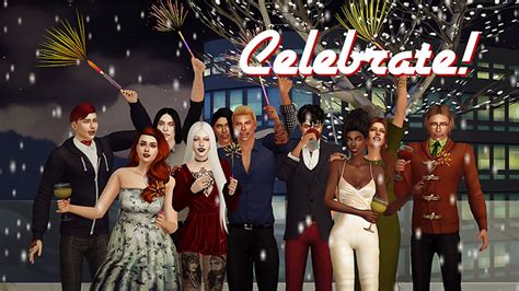 Sims New Year S Eve Party Cc Mods Poses All Free Fandomspot Parkerspot