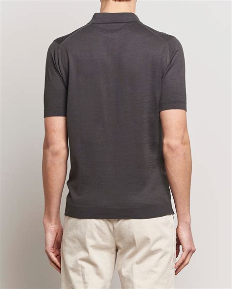 John Smedley Adrian Slim Fit Sea Island Polo Chocolat Acheter John Smedle