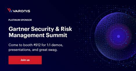 varonis  linkedin gartner security risk management summit