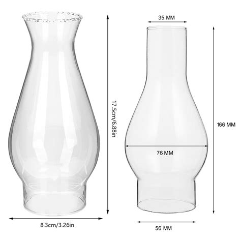 2 Pezzi Lampada A Olio Sostituzione Del Camino Copertura Della Lampada