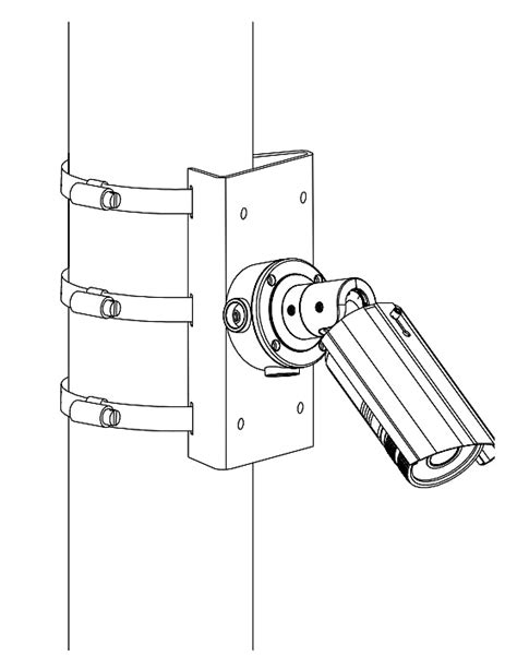 CCTV Security Camera Pole Mount Adapter | Ellipse Security