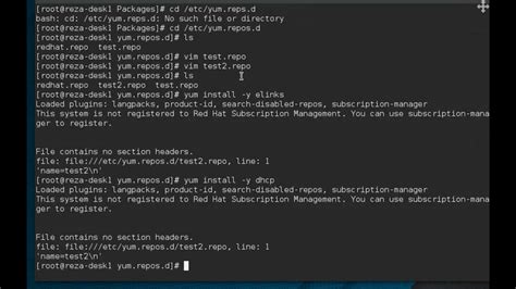 Yum Installing Packages Using Yum In Linux Youtube