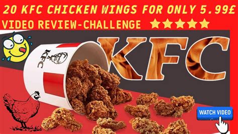 Eating Kfc Hot Wings Bucket Super Mega Priced Only Youtube