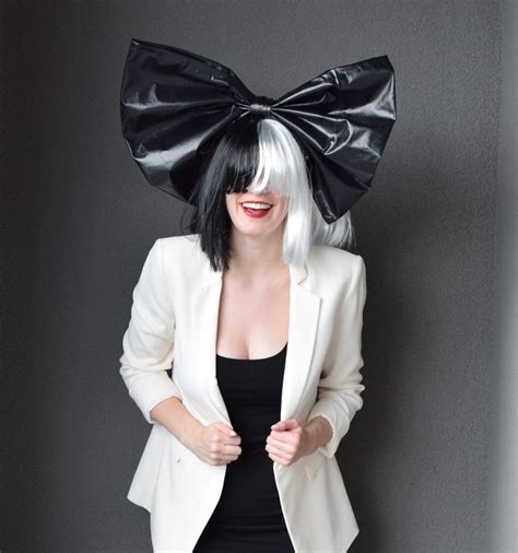 Diy Sia Costume Black And White Costume Sia Costume Best Diy