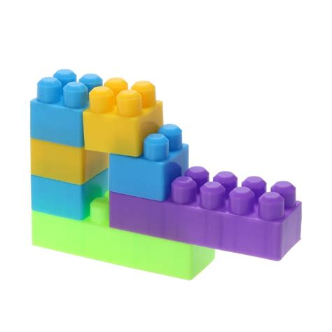 Mini Blocks Plastic Children Kid Educational Building Self Locking