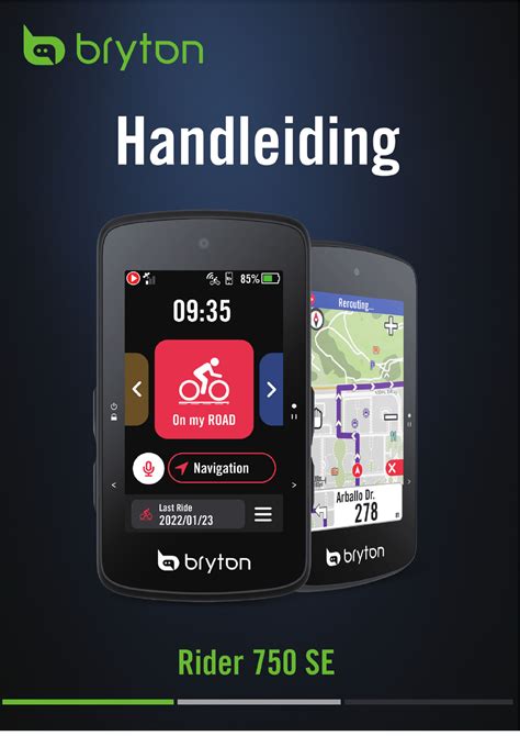 Bryton Rider Se Handleiding Nederlands Pagina S