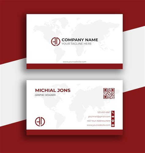 Premium Vector Vector Modern Creative And Clean Business Card Template