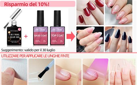 Intobas In Colla Per Unghie Finte Extra Forte Ml Colla Gel