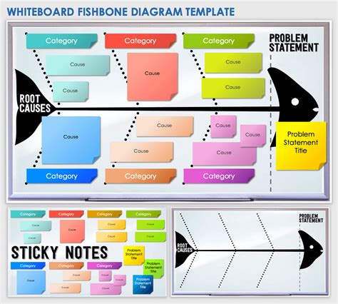 Free Fishbone Diagram Chart Templates Fully Editable