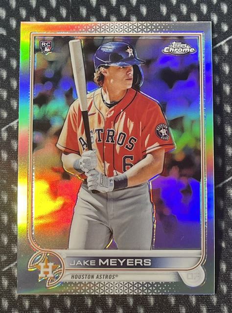 Jake Meyers Rookie Topps Chrome 2022 Refractor 114 EBay