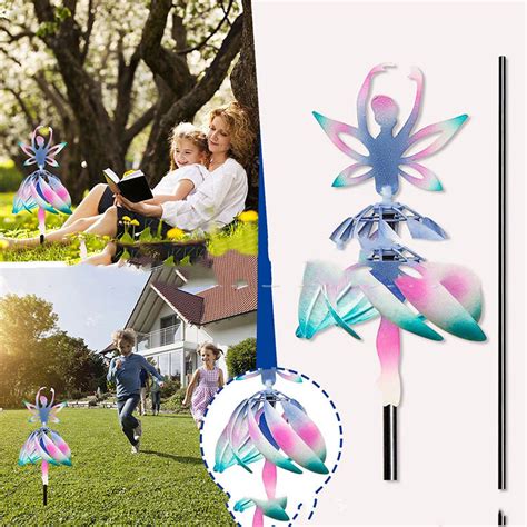 Fairy Ballerina Wind Spinner Stand Alone Station New Cjdropshipping