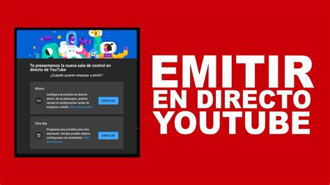 Cómo Emitir En Directo En Youtube Youtube