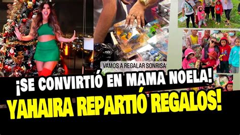 Yahaira Plasencia Reparti Regalos Para Ni Os Y Sorprendi A Sus