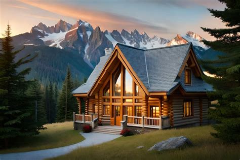 Images de Chalet Bois Montagne Téléchargement gratuit sur Freepik