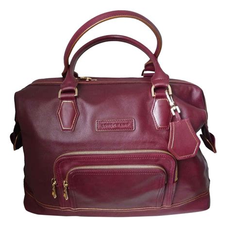 Longchamp L Gende Dition Limit E Cuir Bordeaux Ref Joli Closet