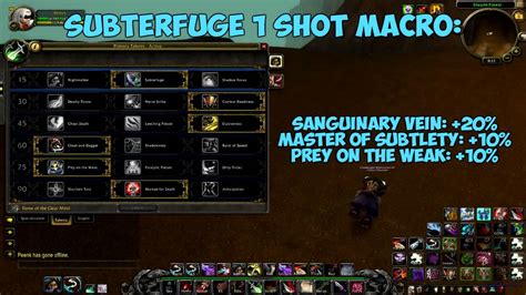 ♣ Sensus Wow Rogue Guide Rogue One Shot Macros Pvp Montage Wow Mop Rogue Pvp Patch 5 2 5 3 5