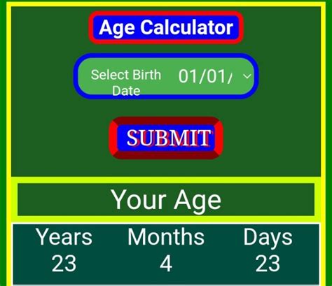 Age Calculation