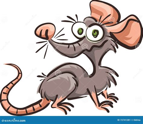 Rato Engra Ado Dos Desenhos Animados Ilustra O Do Vetor Ilustra O