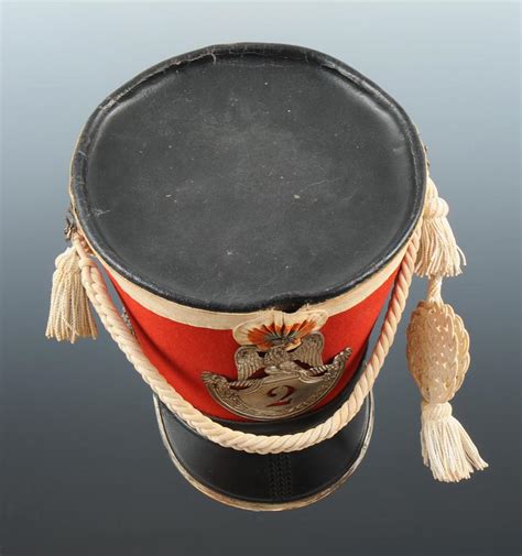 SHAKO DU 2ème RÉGIMENT DE GARDES D HONNEUR MODÈLE 1813 PREMIER EMPIRE