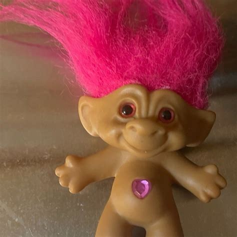 Vintage Troll Doll Pink Hair Mercari