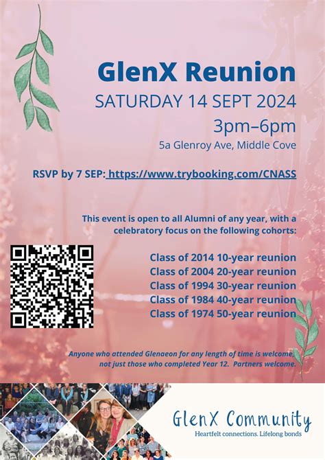Glenaeon Rudolf Steiner School: GlenX Reunion 2024 - Steiner Education Australia