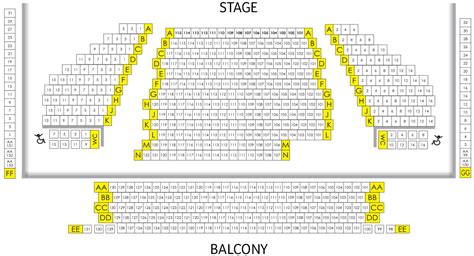 Numerica Performing Arts Center | Seating Chart