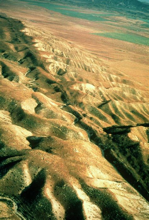 Aerial Photograph Of San Andreas Fault By Science Photo Library