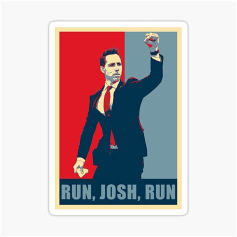 "Run Josh Run Josh Hawley 2024 Hope" Sticker for Sale by Valentino568 ...