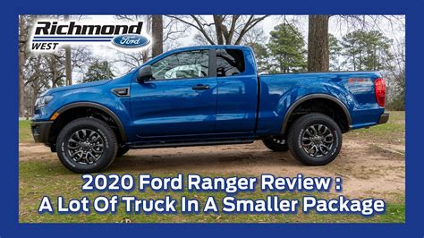 2020 Ford Ranger Review Small But Mighty Youtube