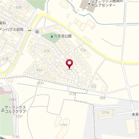 兵庫県神戸市西区岩岡町岩岡616－39 の地図 Mapfan