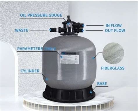 Filter Mild Steel Swimming Pool Filtration Plant For Commercial At Rs