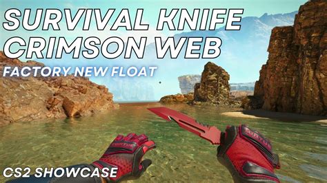 Survival Knife Crimson Web CS2 Skin Showcase 810 YouTube