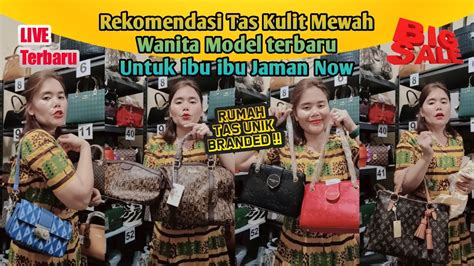 Tas Kulit Branded Lux Wanita Model Terbaru Unik Mewah Untuk Ibu Jaman