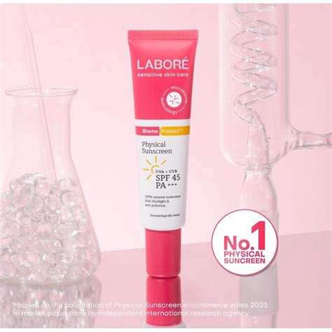 Jual LABORE Physical Sunscreen SPF 45 PA 30ml Shopee Indonesia