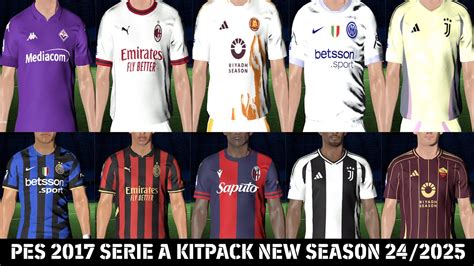 PES 2017 SERIE A KITPACK NEW SEASON 24 2025 YouTube