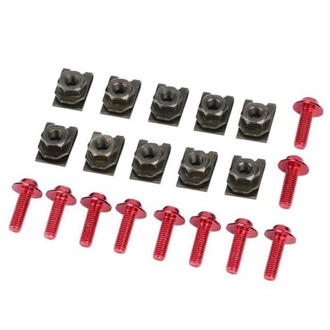 EBTOOLS écrou de clip de carénage 10x M5 Kit de boulon de corps de