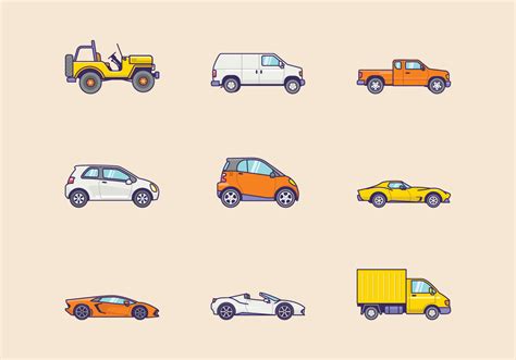 Free Vehicle Icons 132989 Vector Art At Vecteezy