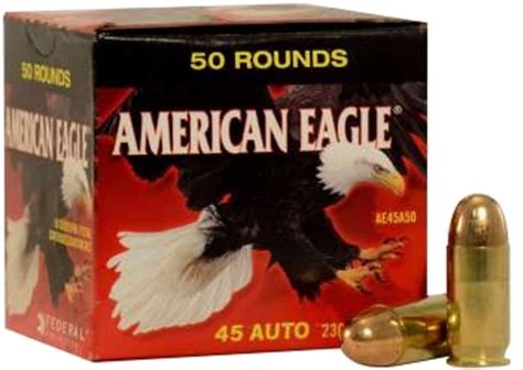 Federal Premium American Eagle Handgun Acp Grain Full Metal